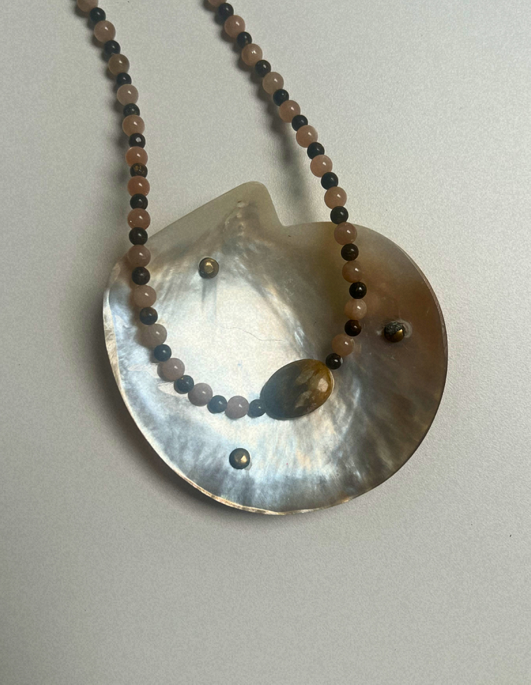 Trove 17 - Sunstone & Bronzite Necklace