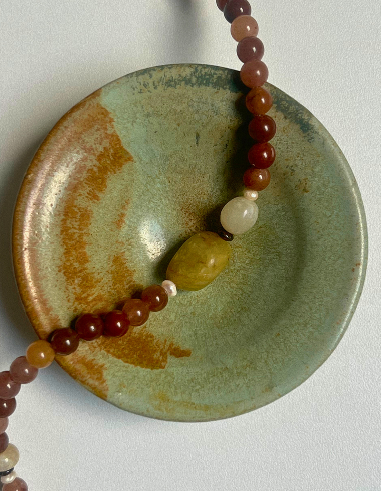 Commonplace 3 – Purple Aventurine & Jade Necklace