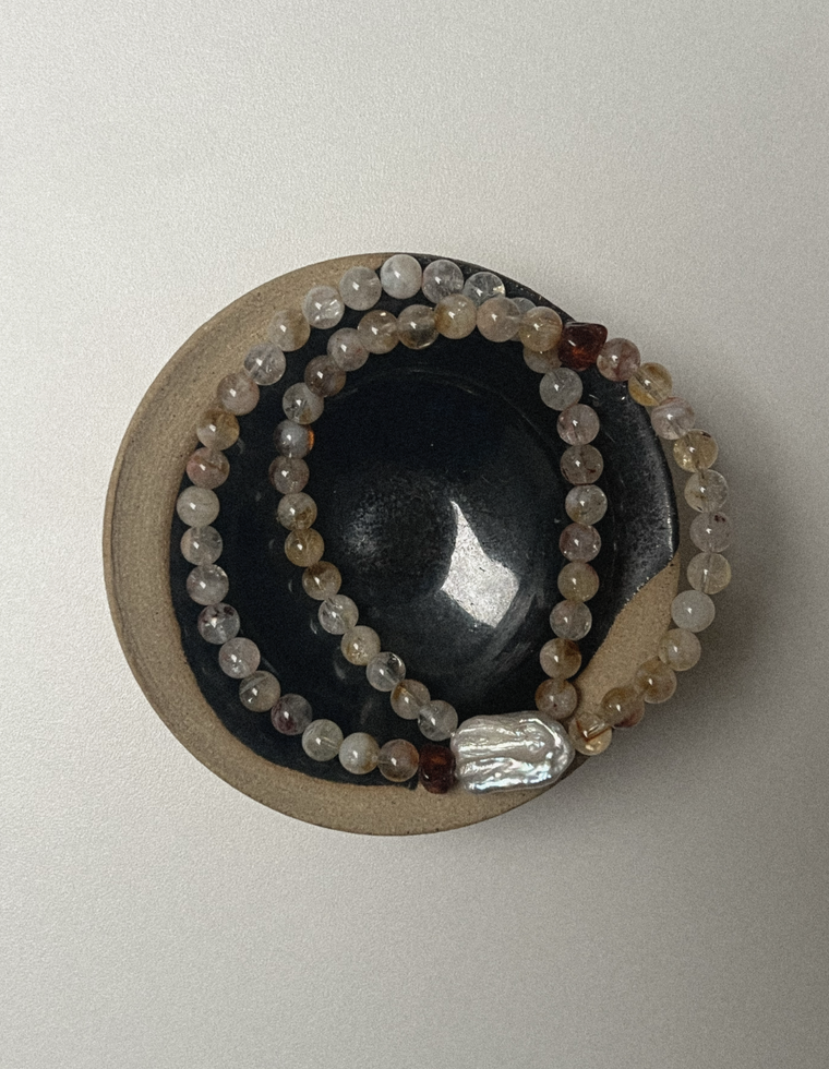 Isyra - Quartz & Pearl Necklace