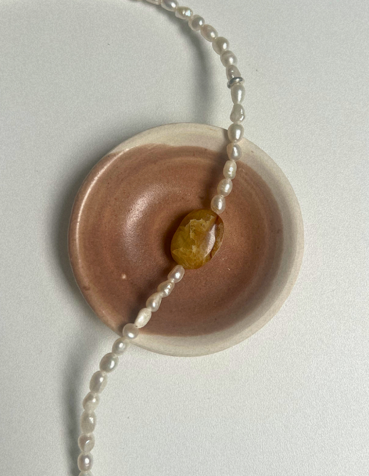 Trove 3 - Pearl & Jade Necklace