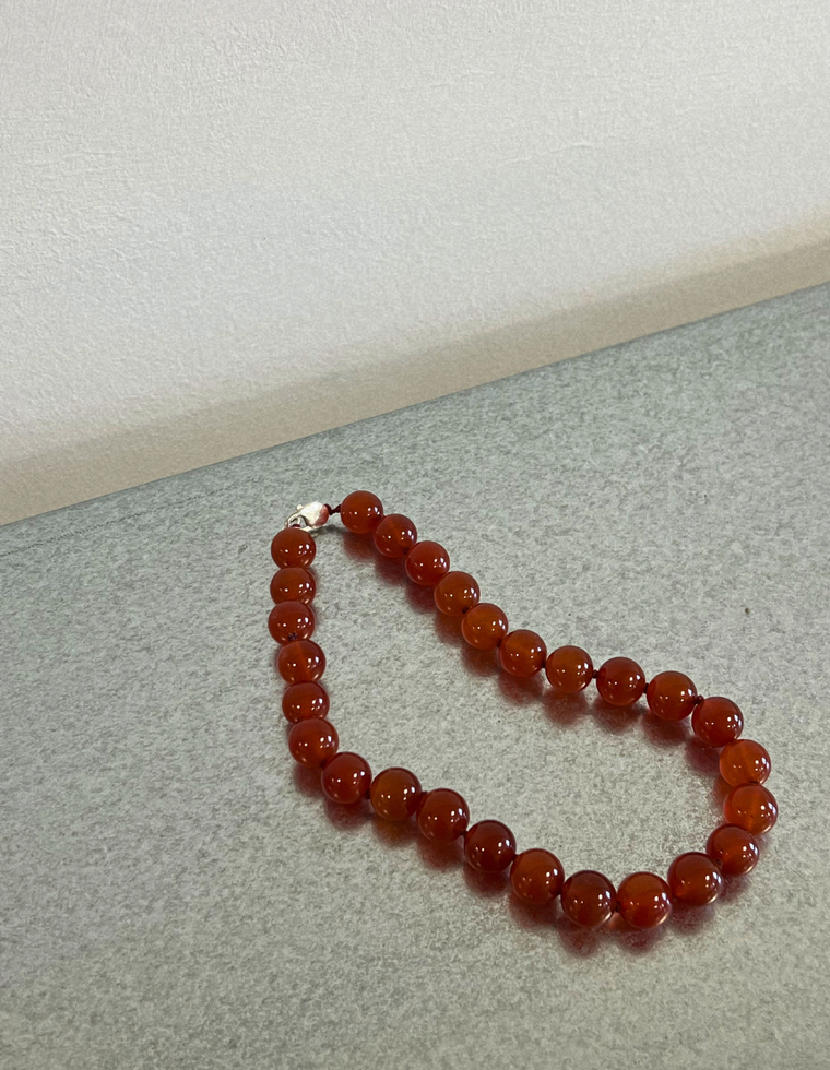 Carnelian Heavy Heirloom Necklace