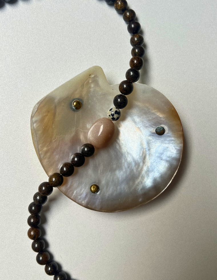 Element 1 - Bronzite & Moonstone Necklace