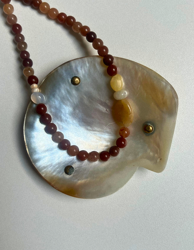 Commonplace 3 – Purple Aventurine & Jade Necklace