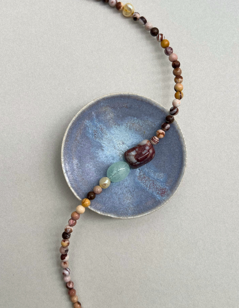 Collected 5 – Mookaite Jasper & Exotica Jasper Necklace