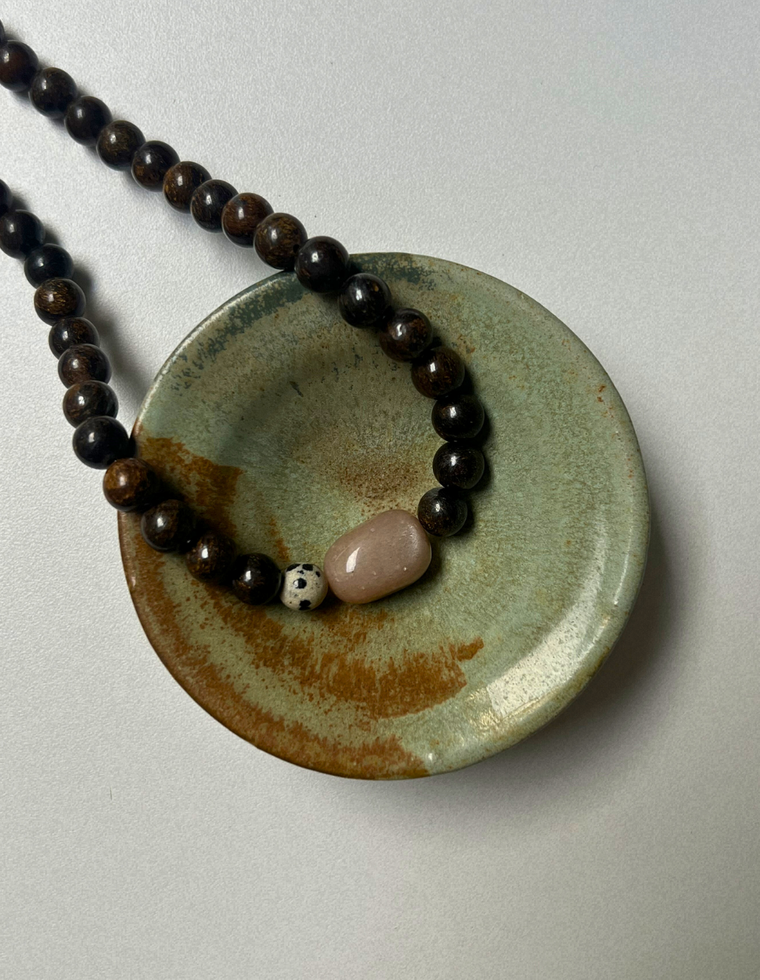 Element 1 - Bronzite & Moonstone Necklace