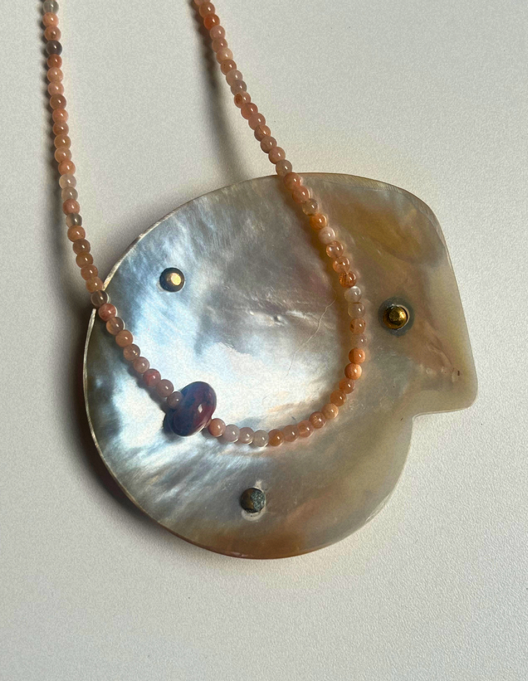 Idle Hands 27 - Sunstone Movement Necklace