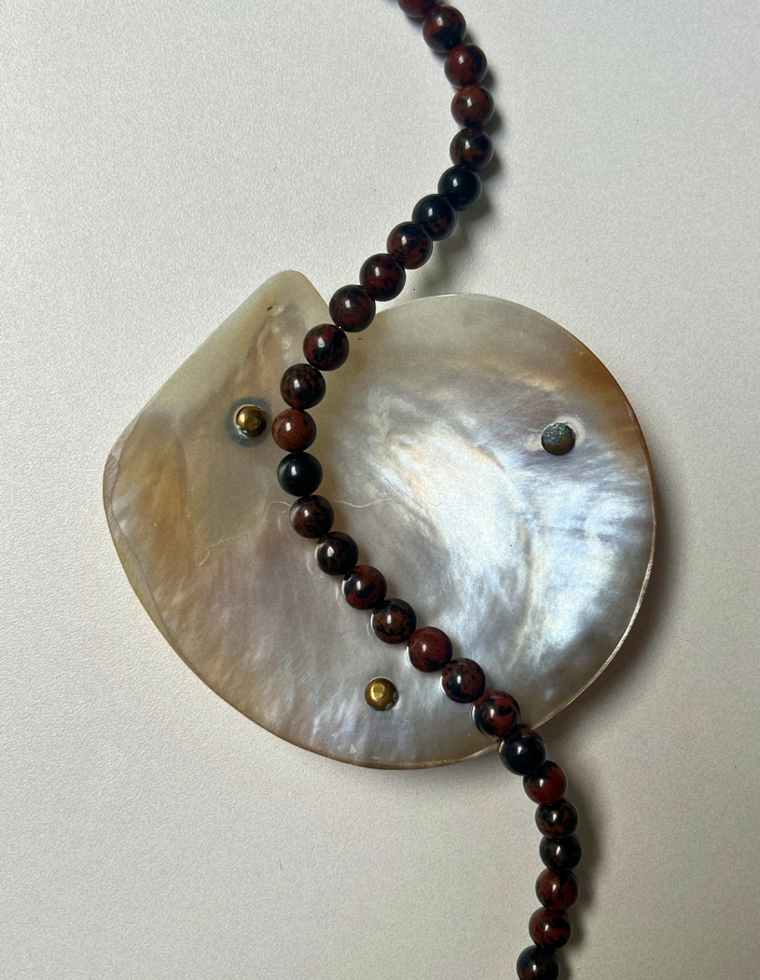 Element 6 - Mahogany Obsidian Necklace