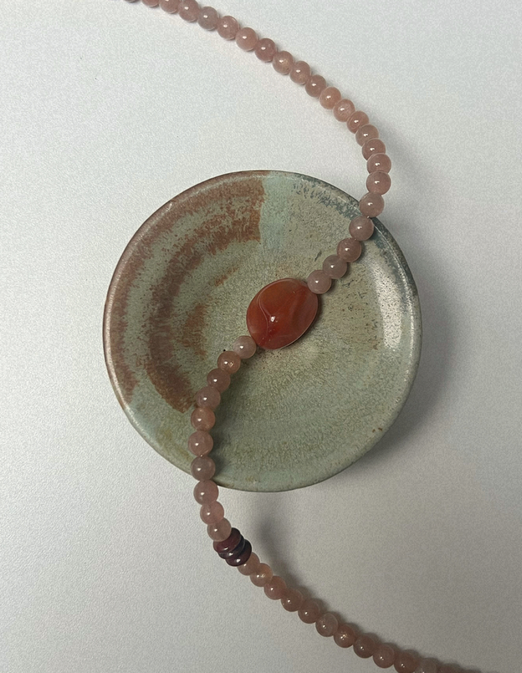 Kept 2 - Sunstone & Carnelian Necklace