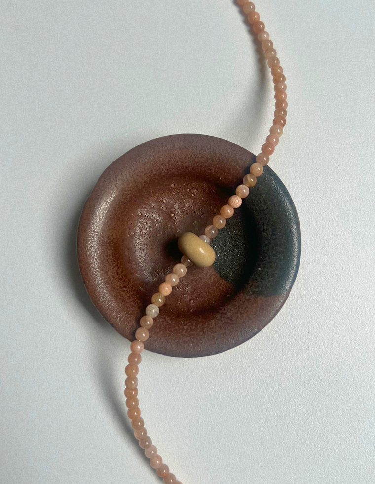 Idle Hands 28 - Sunstone Movement Necklace