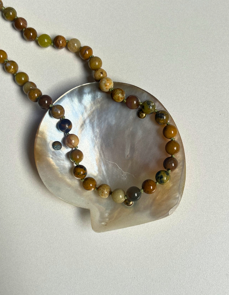 Token 9 - Green Opal Heirloom Necklace