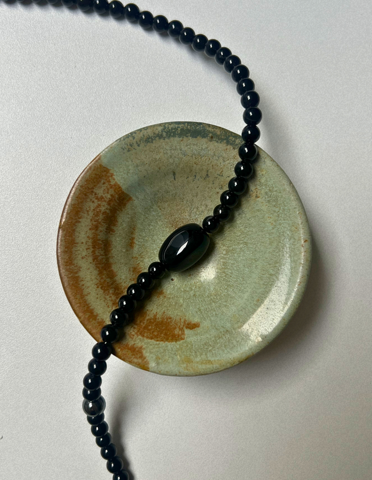 Groundwork 1 - Onyx & Hematite Necklace