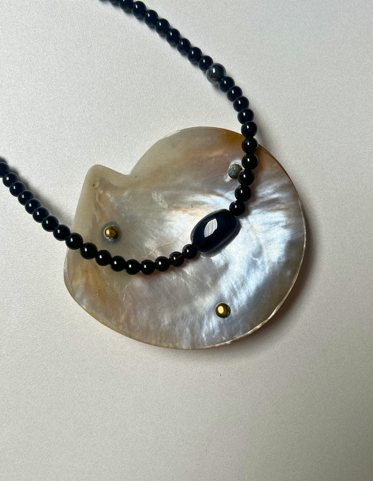 Groundwork 1 - Onyx & Hematite Necklace