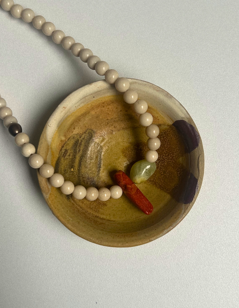 Fragment 11 - Fossil Coral & Antique Coral Necklace