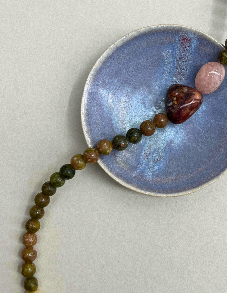 Collected 3 – Unakite & Exotica Jasper Necklace