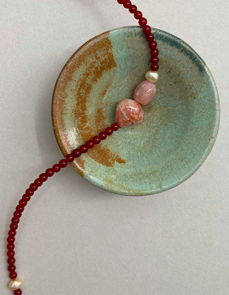 Collected 6 – Carnelian & Exotica Jasper Necklace