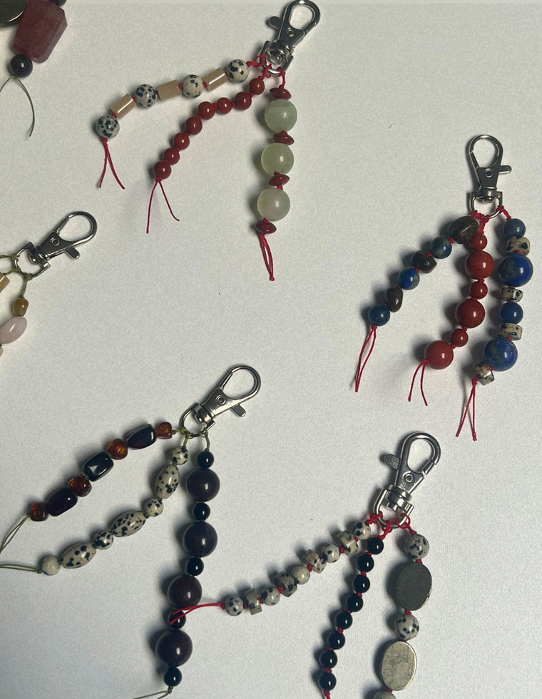 Bloodstone & Onyx Carry Charm