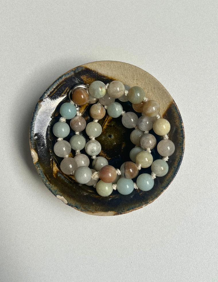 Token 8 - Flower Amazonite Heirloom Necklace
