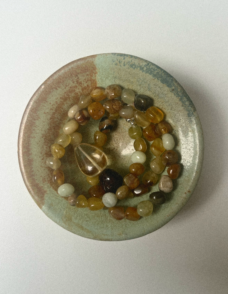 Phoryn - Jade & Citrine Necklace