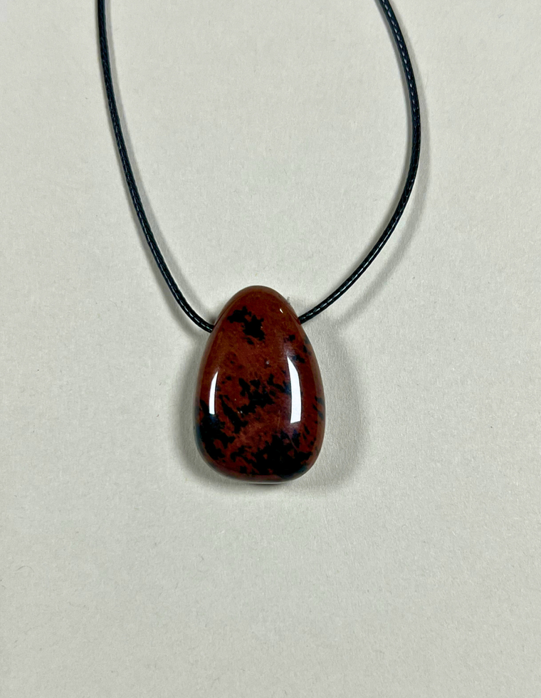 Calenthe X - Mahogany Obsidian Forma Pendant