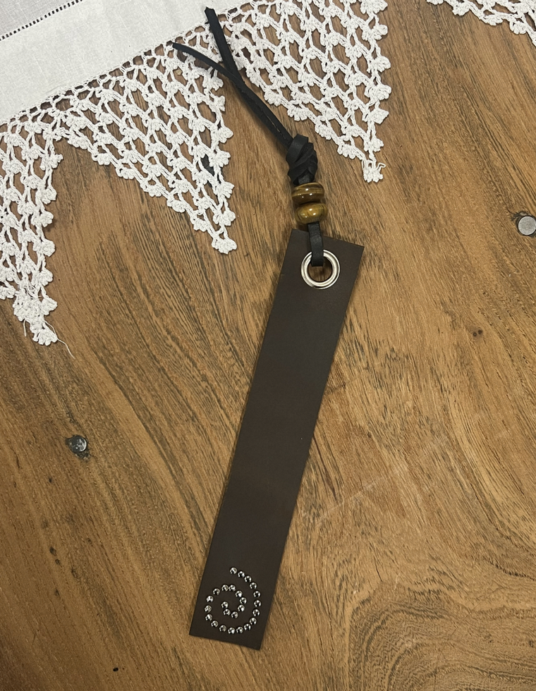 Spiral Leather Bookmark