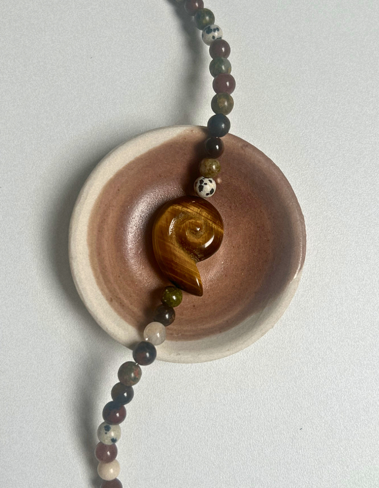 Trove 28 - Found Mix Whorl Necklace