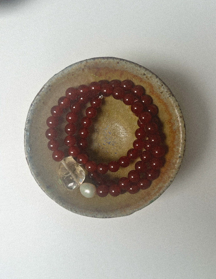 Corin - Carnelian & Citrine Necklace