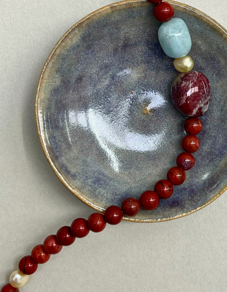 Collected 16 – Red Jasper & Exotica Jasper Necklace