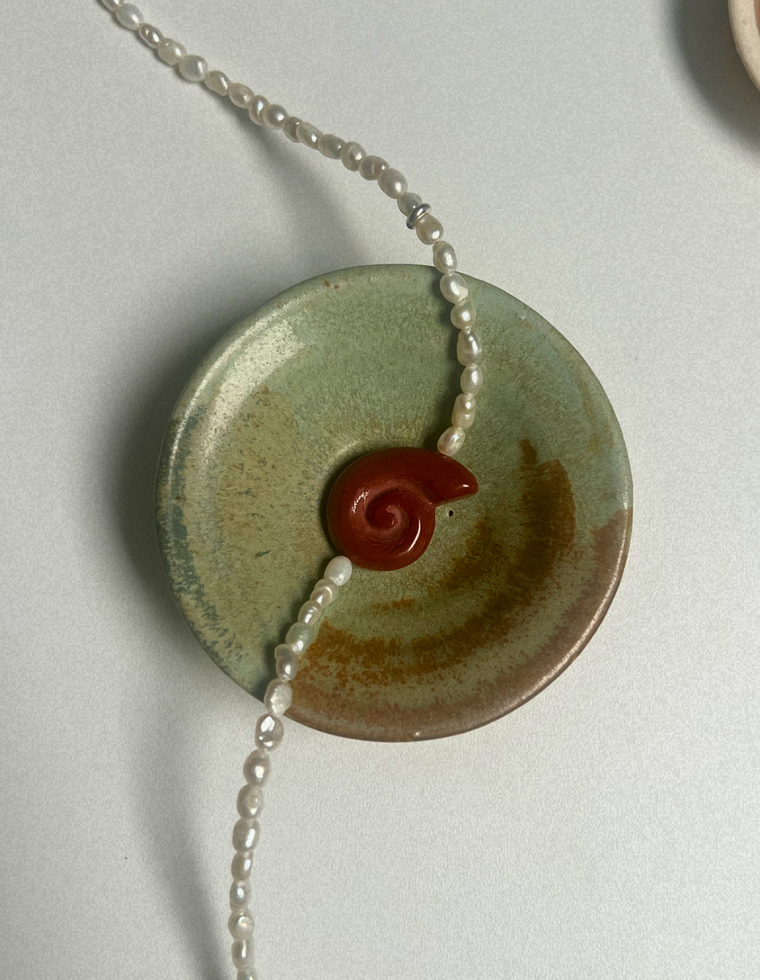 Trove 4 - Pearl Whorl Necklace