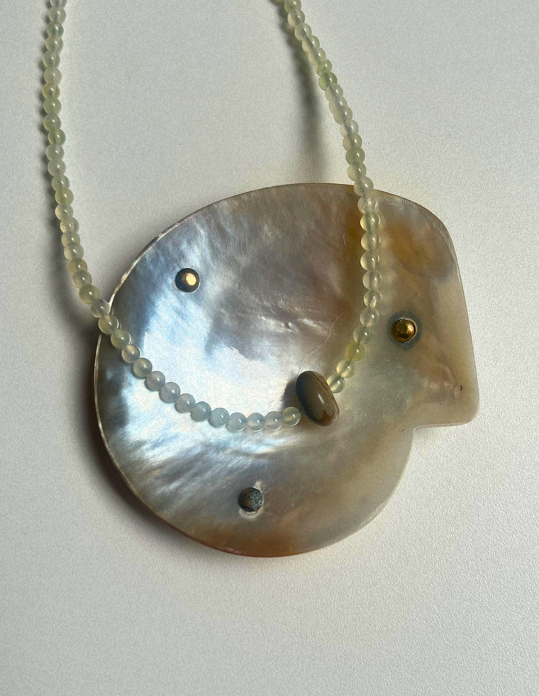 Idle Hands 37 - Bowenite Movement Necklace