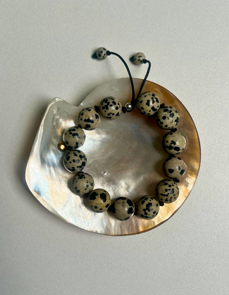 Dalmatian Jasper Heirloom Bracelet
