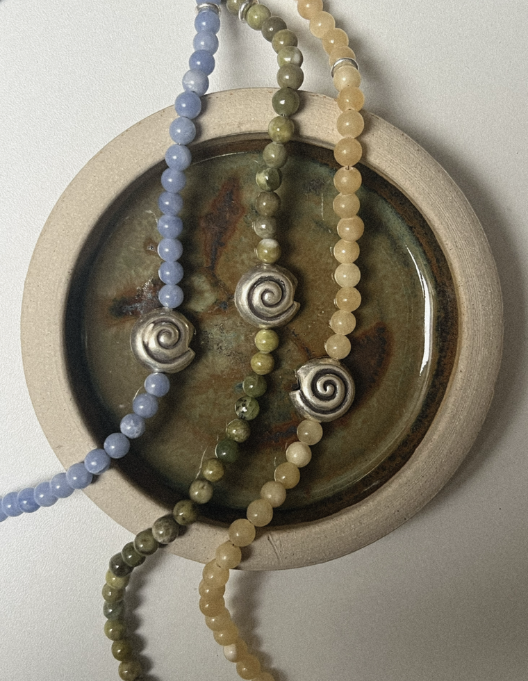 Torin - Blue Lace Agate Necklace