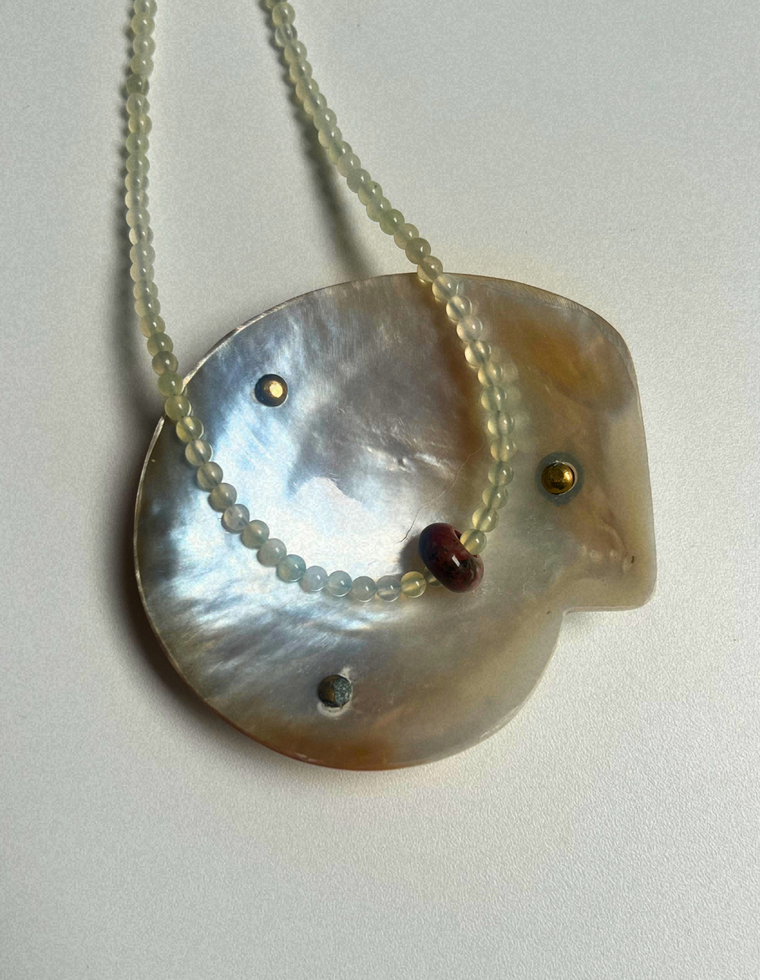Idle Hands 38 - Bowenite Movement Necklace