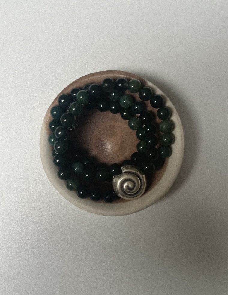 Amvryn - Moss Agate Necklace