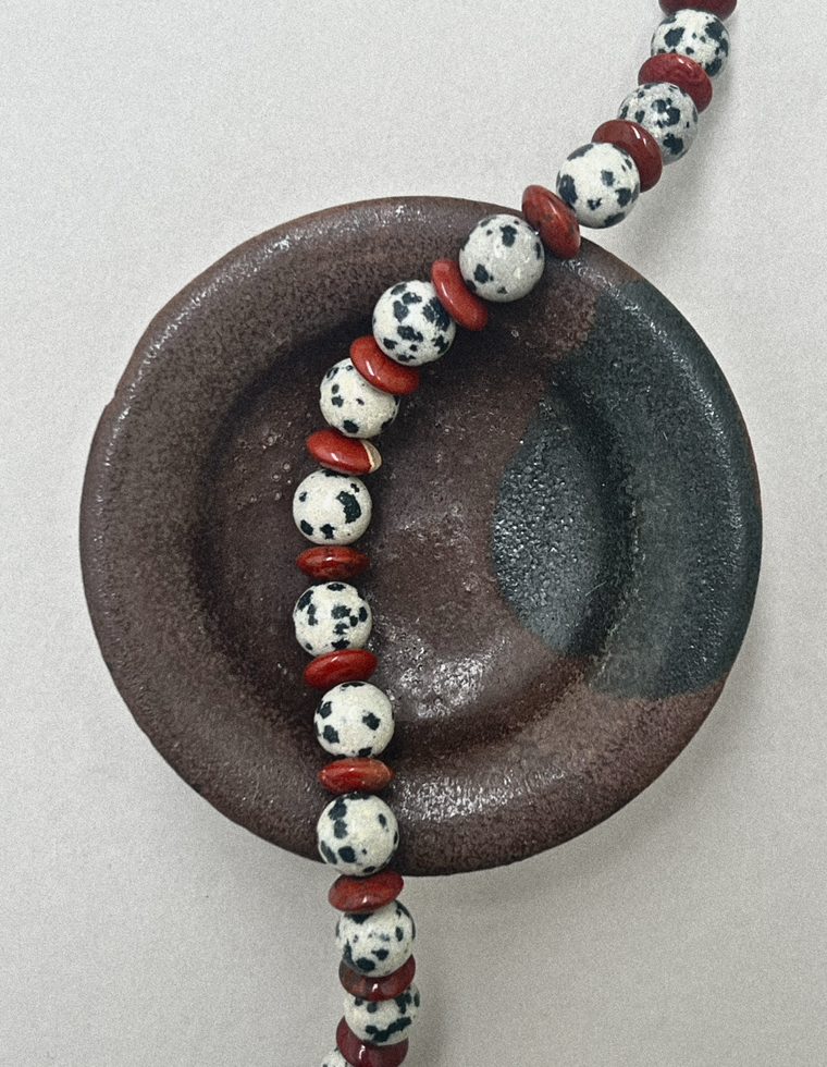 Maelis - Dalmatian & Brecciated Jasper Bracelet