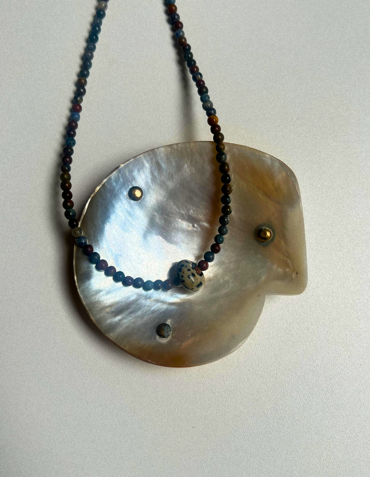 Idle Hands 43 - Dumortierite Movement Necklace