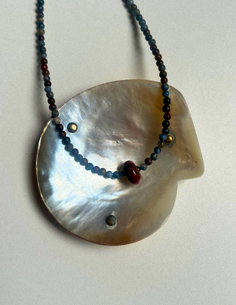 Idle Hands 45 - Dumortierite Movement Necklace