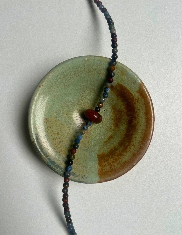 Idle Hands 45 - Dumortierite Movement Necklace