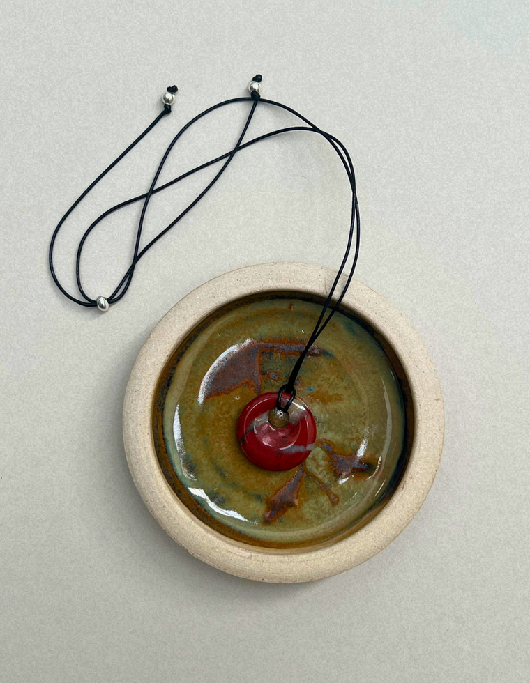 Brecciated Red Jasper Circa Pendant