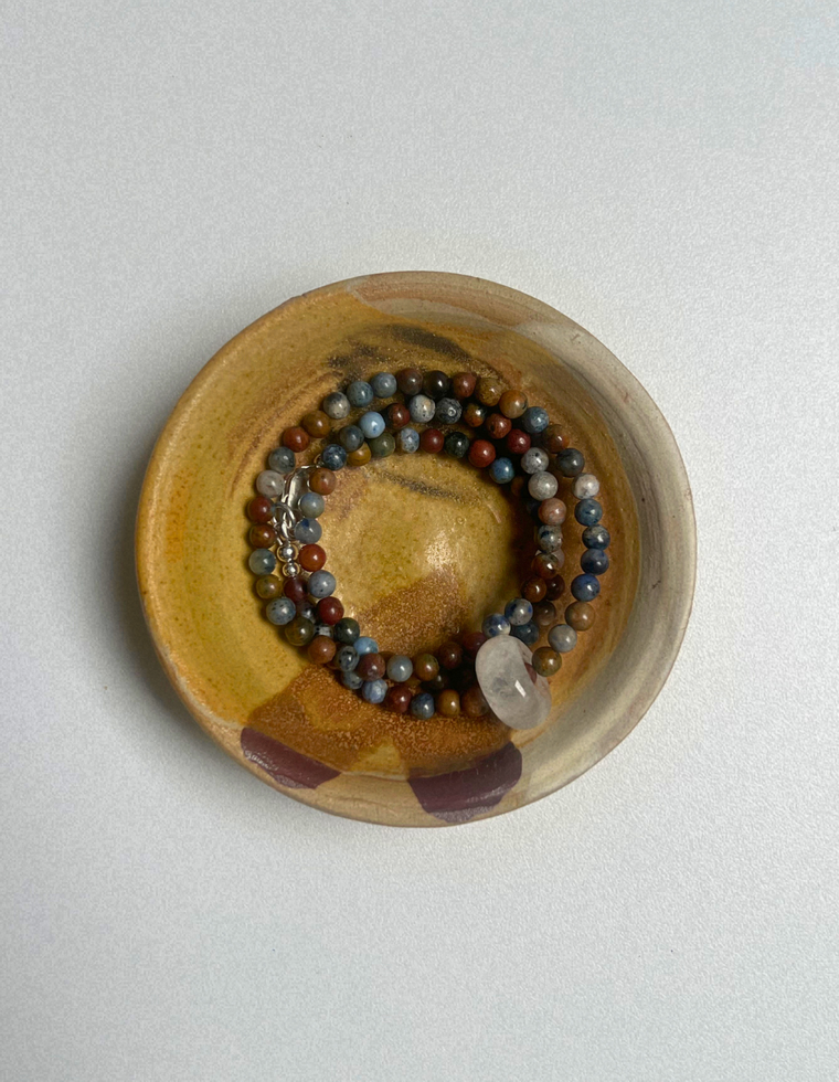 Idle Hands 47 - Dumortierite Movement Necklace
