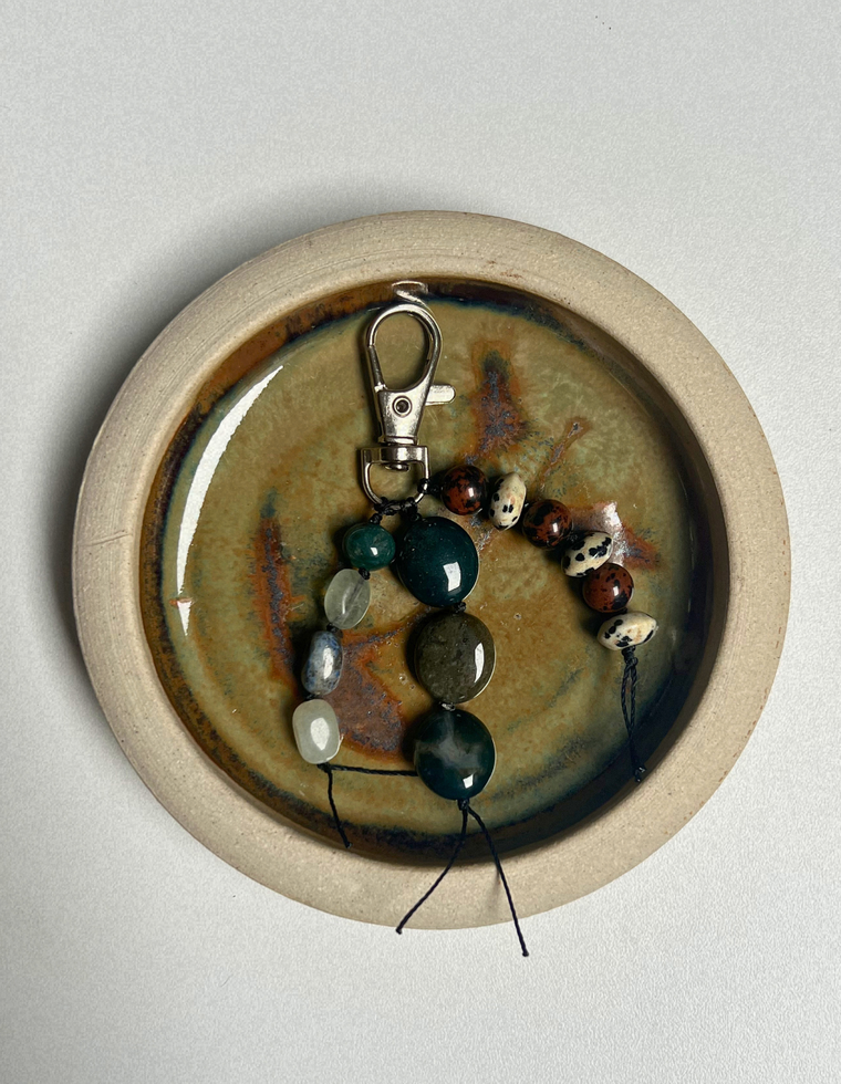 Stoned Charm – Aventurine & Bowenite