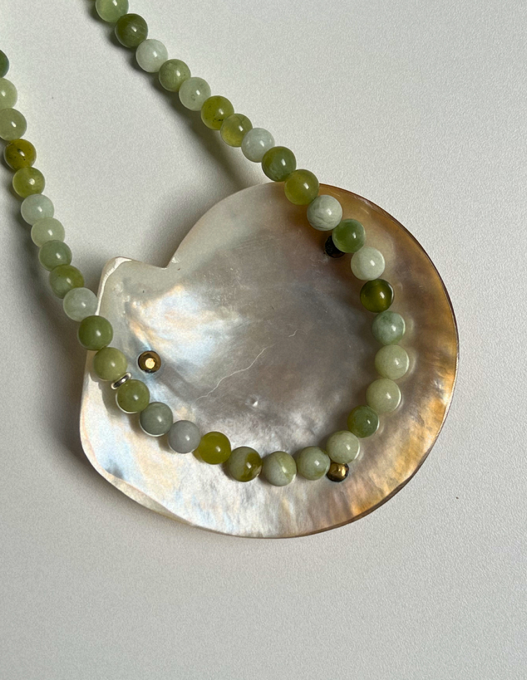 Orchard 5 - Green Jade Necklace