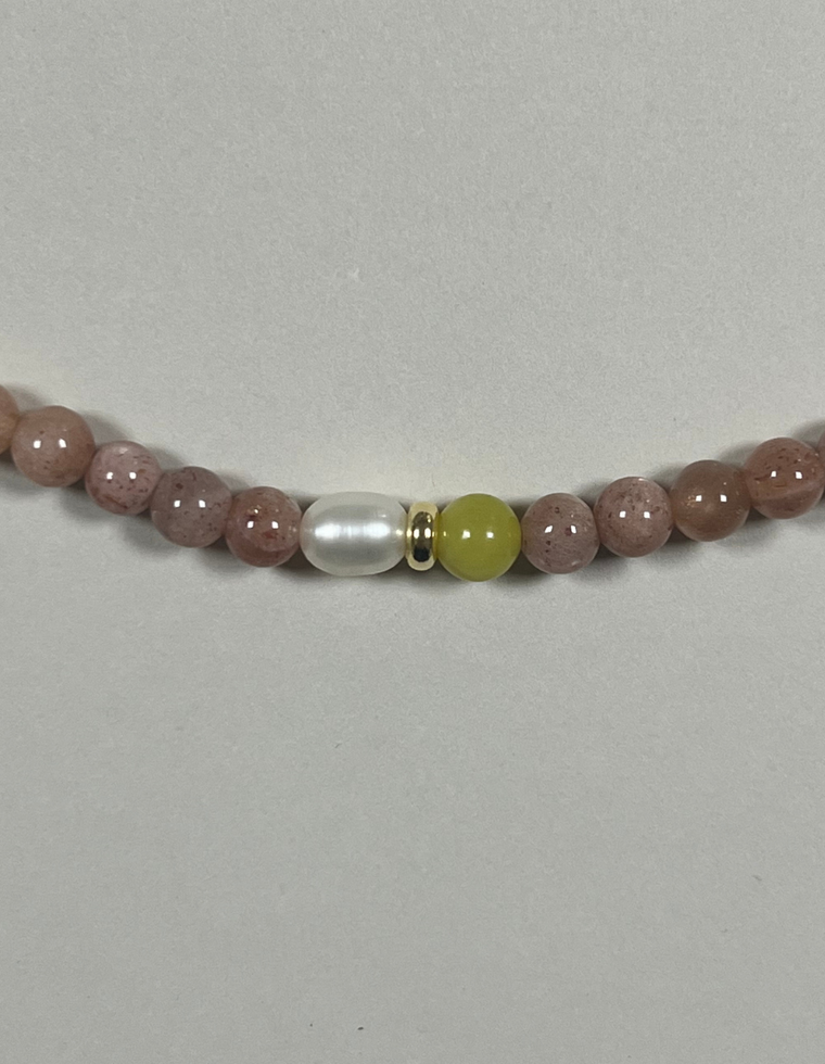 Tamara Custom Sunstone Necklace