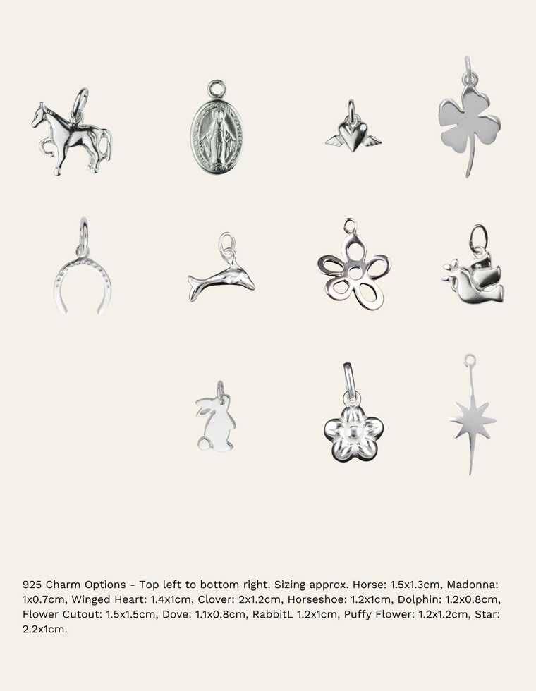 Sterling Silver Journal Charms