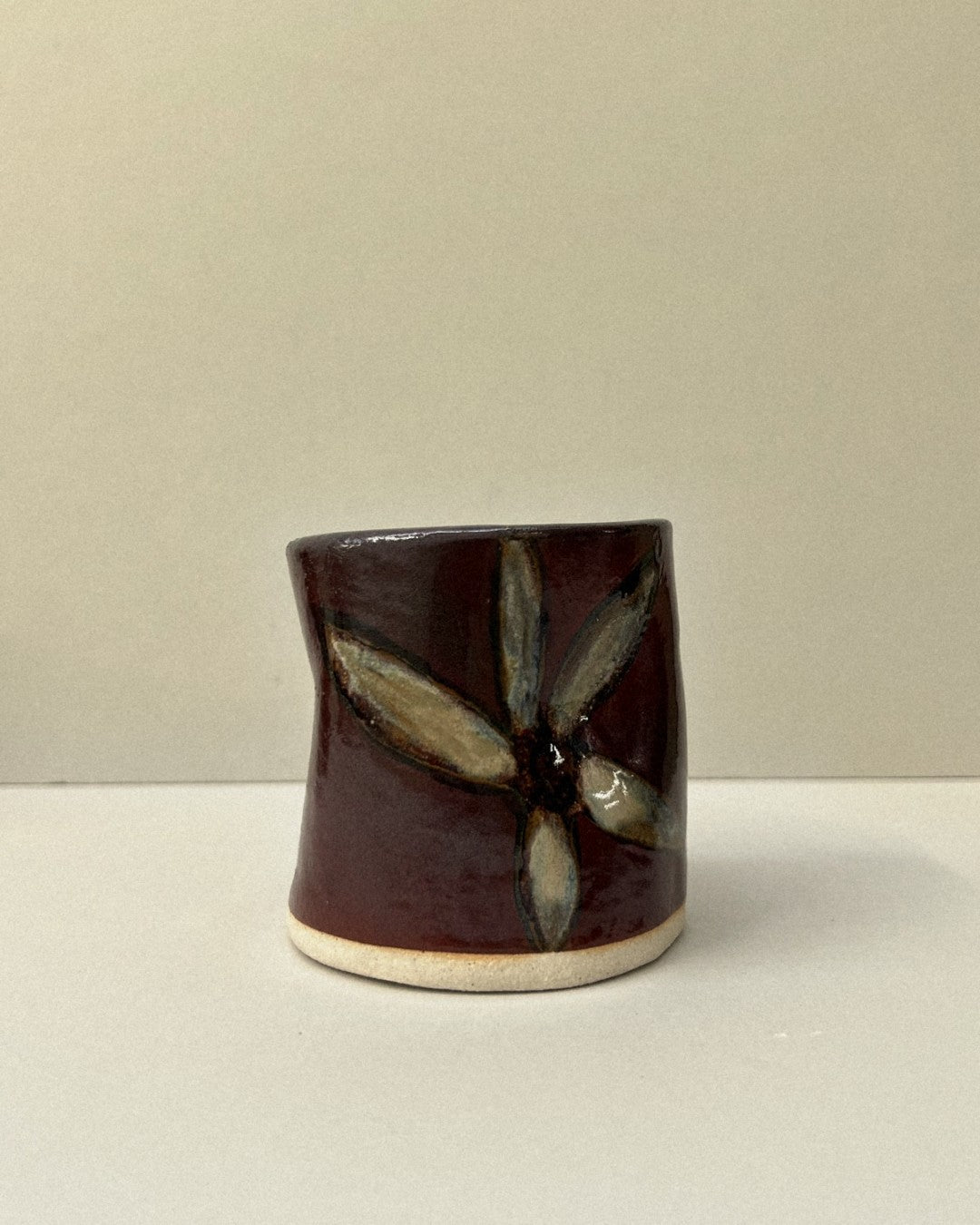 Painted Flower Cup - Maker's No.117a by Palm of Feronia, photo 2