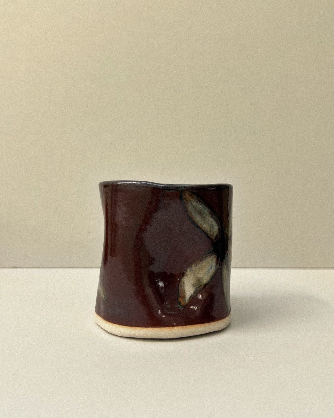 Painted Flower Cup - Maker's No.117a by Palm of Feronia, photo 3