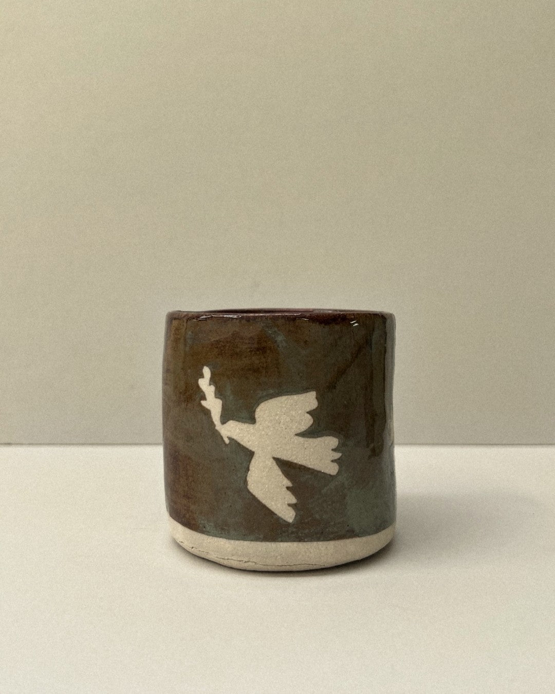 Dove & Heart Pen Pot (Second) - Maker's No.120a by Palm of Feronia