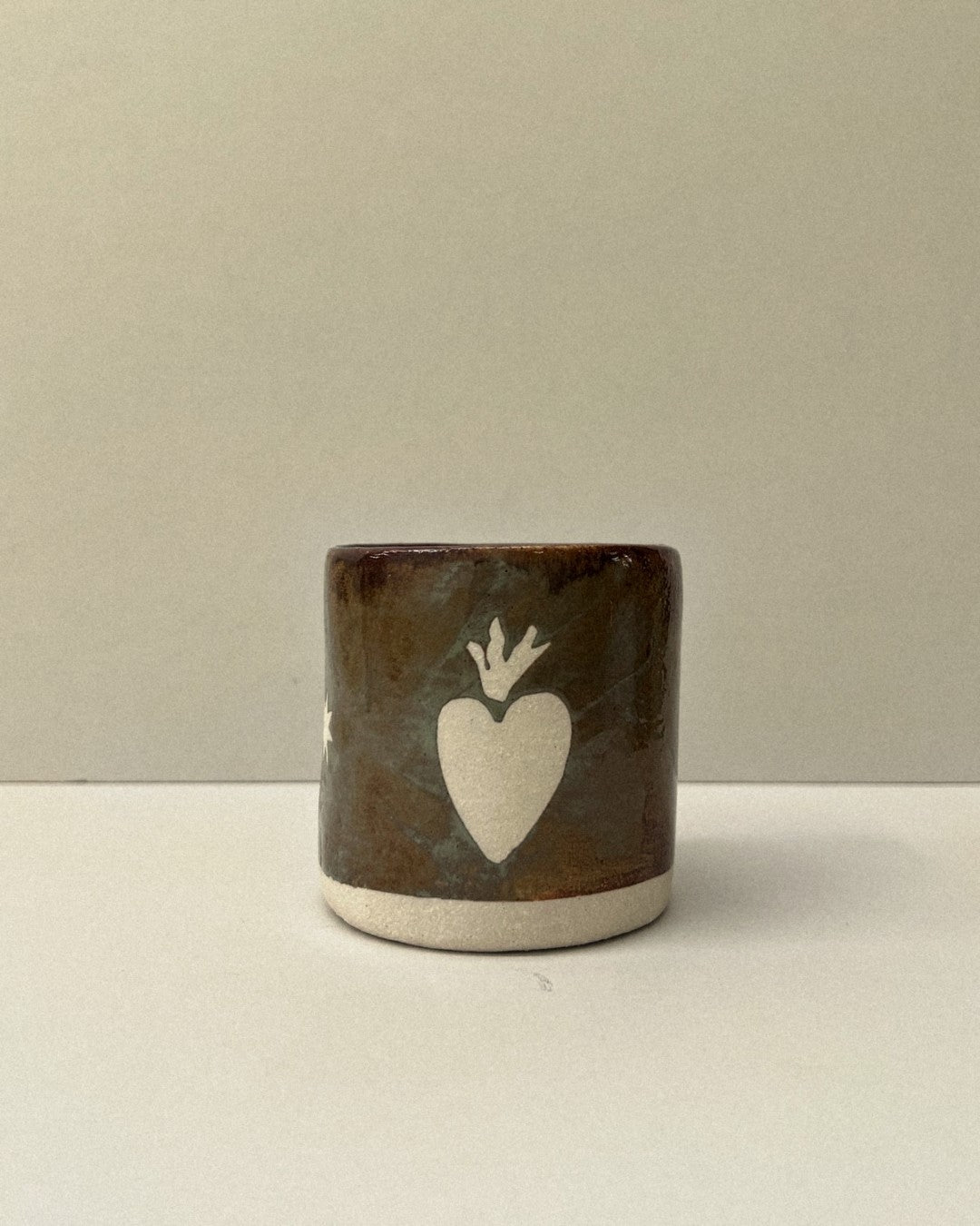 Dove & Heart Pen Pot (Second) - Maker's No.120a by Palm of Feronia, photo 3